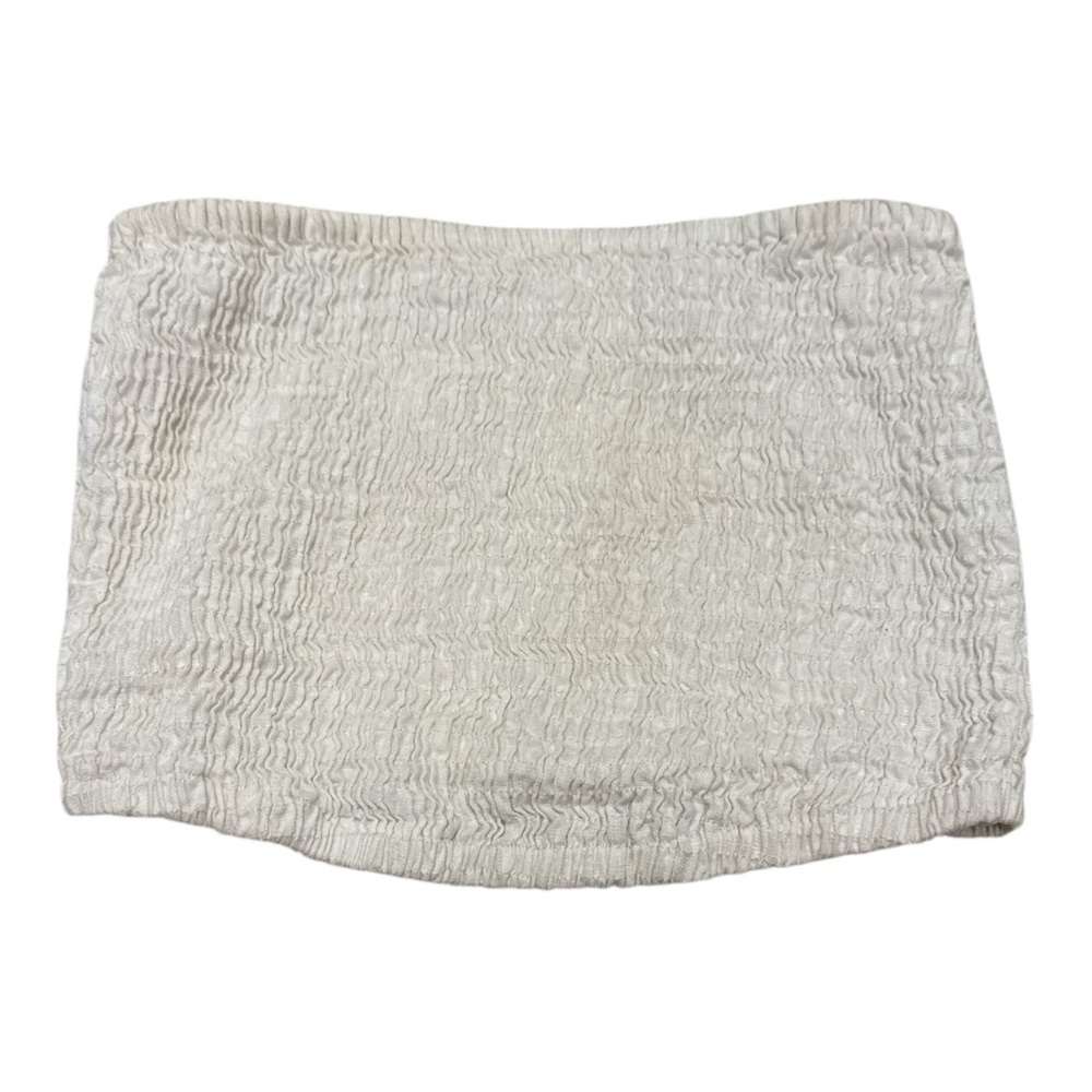 White cute Sleeveless Crop Top